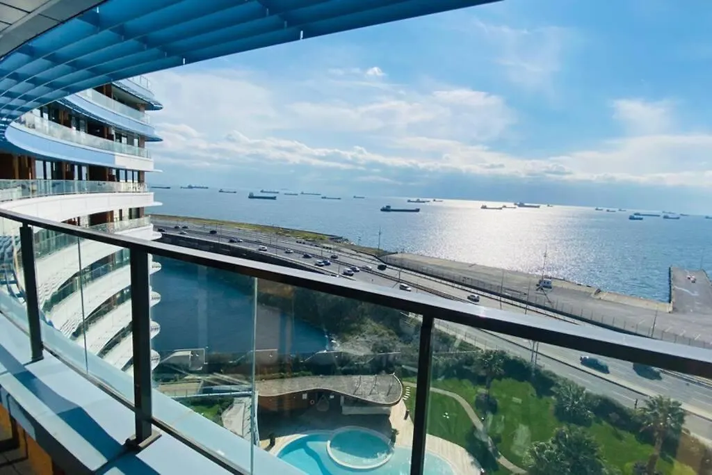 Luxury 2 Room Suite Apartment With Seaview In Center Istanbul Turkiet